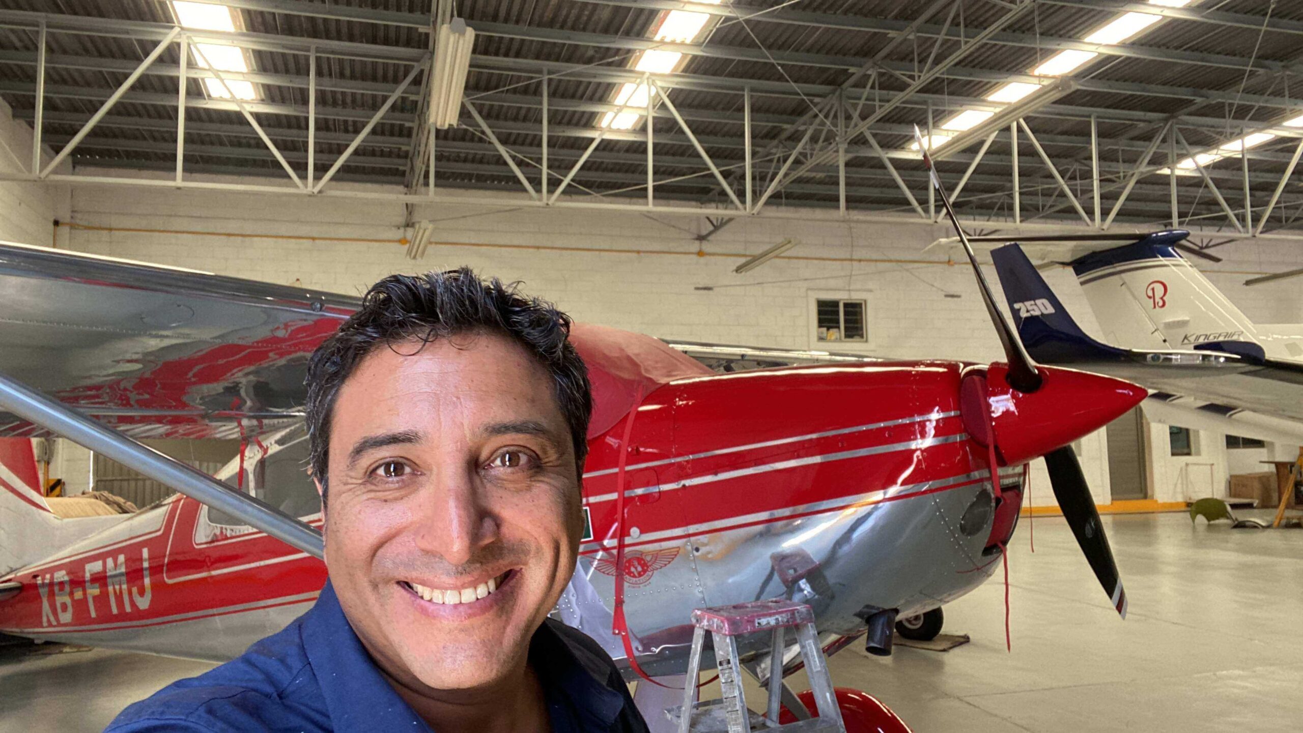 Bernardo Moreno León fundó el primer centro de mantenimiento de aeronaves privadas en México